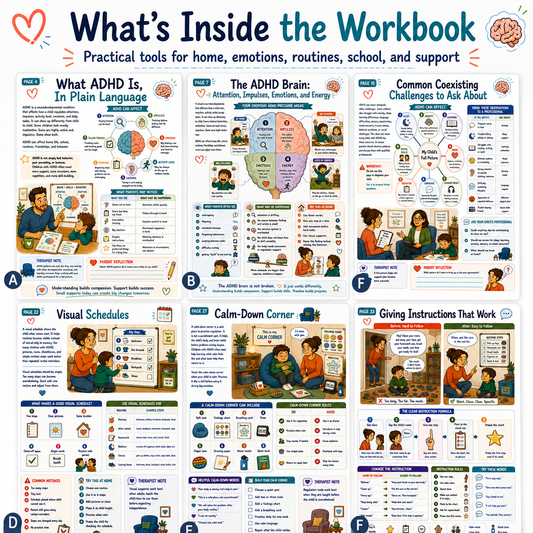 A Practical Illustrated Guide for Parents of Children with ADHD Ages 4 to 12