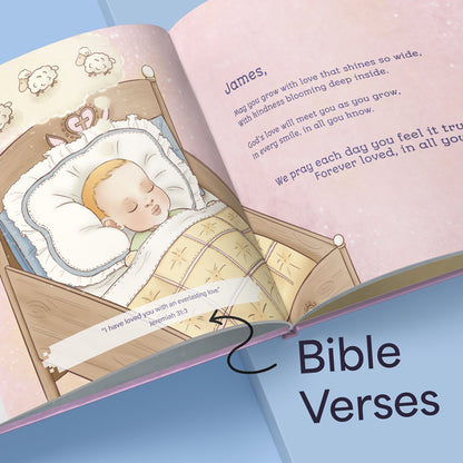 Newborn Personalized Christmas Blessing Gift Book