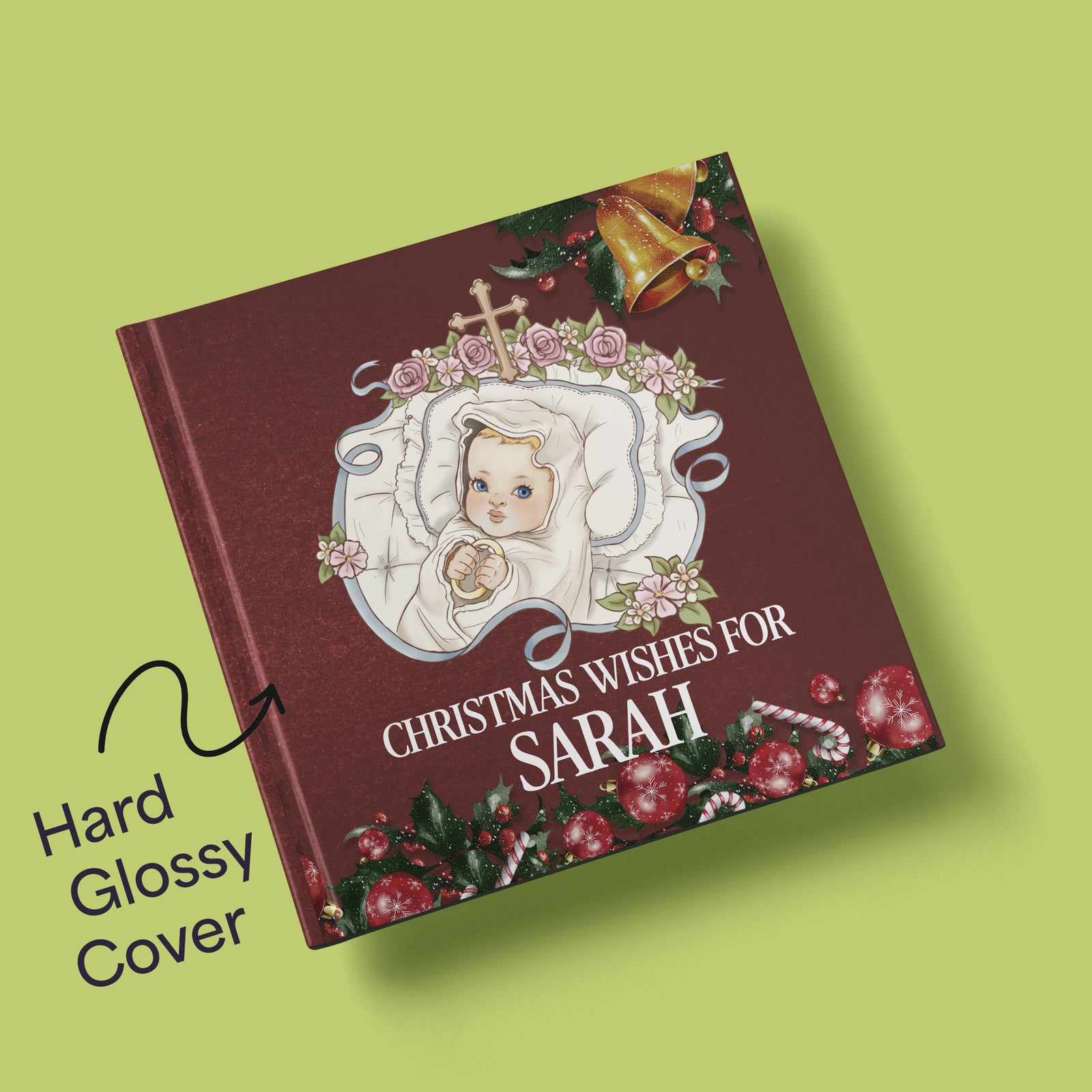 Newborn Personalized Christmas Blessing Gift Book