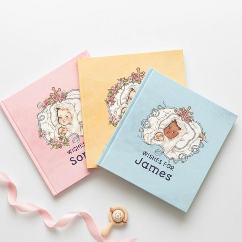 Personalised Christian Wish Book For Babies: 1st Birthday, Newborn or Baptism