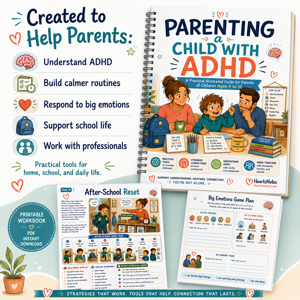 A Practical Illustrated Guide for Parents of Children with ADHD Ages 4 to 12