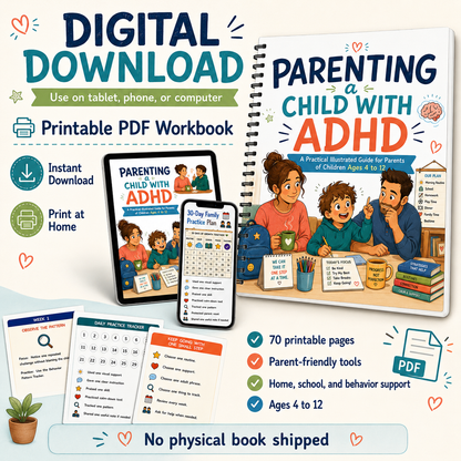 A Practical Illustrated Guide for Parents of Children with ADHD Ages 4 to 12