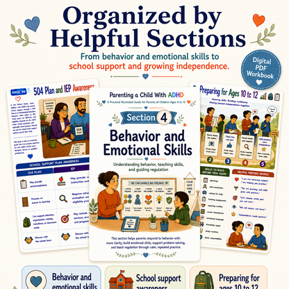 A Practical Illustrated Guide for Parents of Children with ADHD Ages 4 to 12