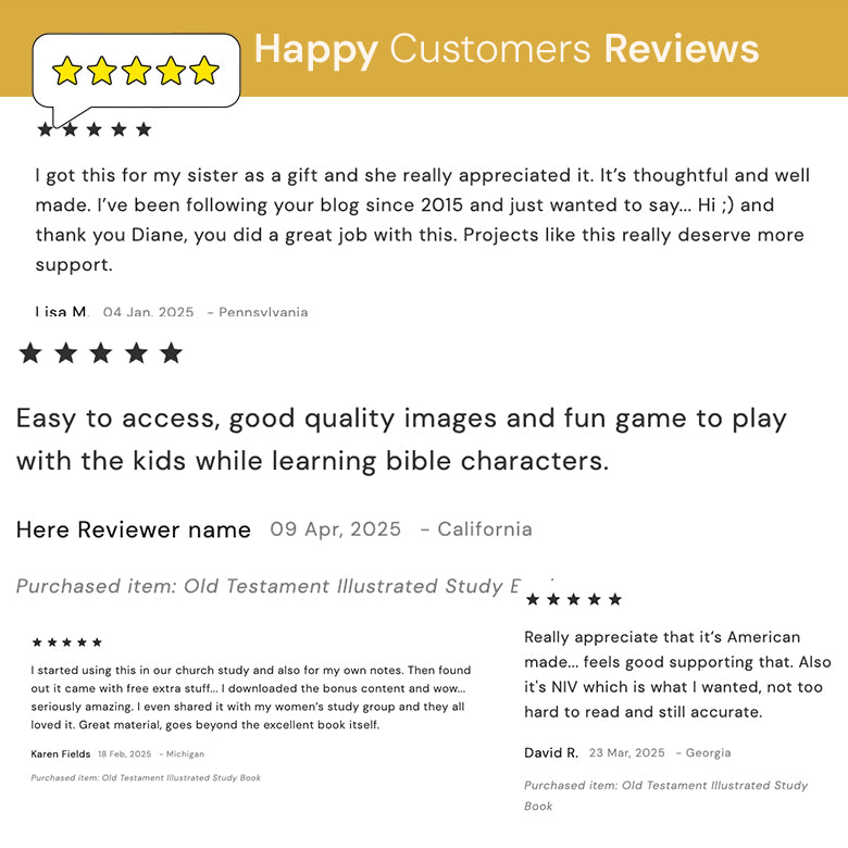 Illustrated "Old Testament" 166 pages Study Book