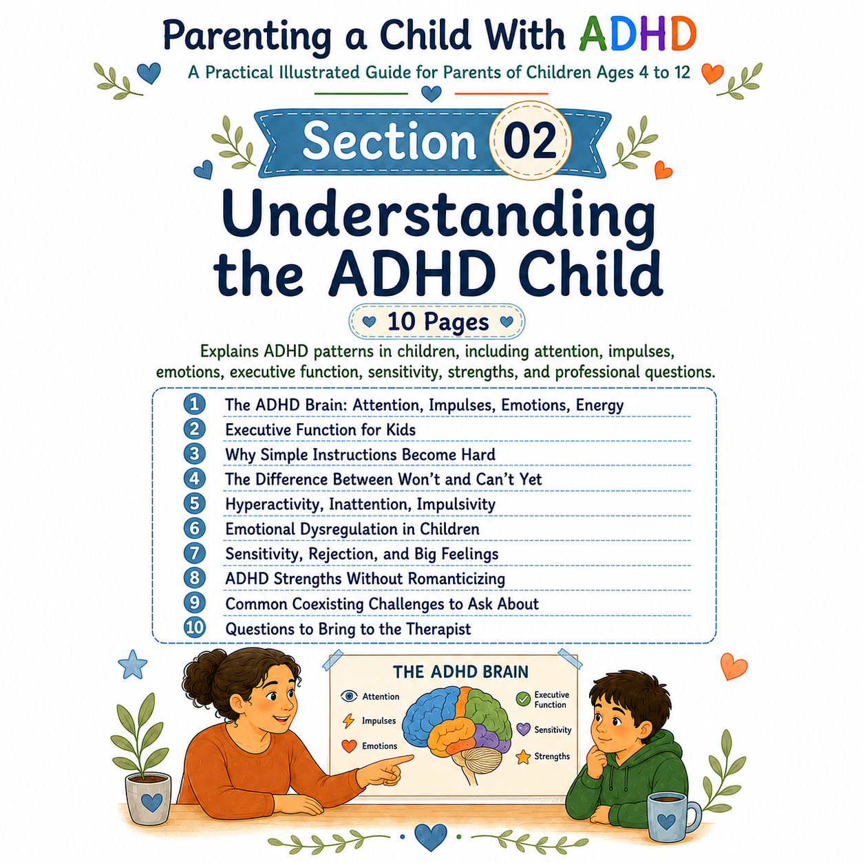 A Practical Illustrated Guide for Parents of Children with ADHD Ages 4 to 12