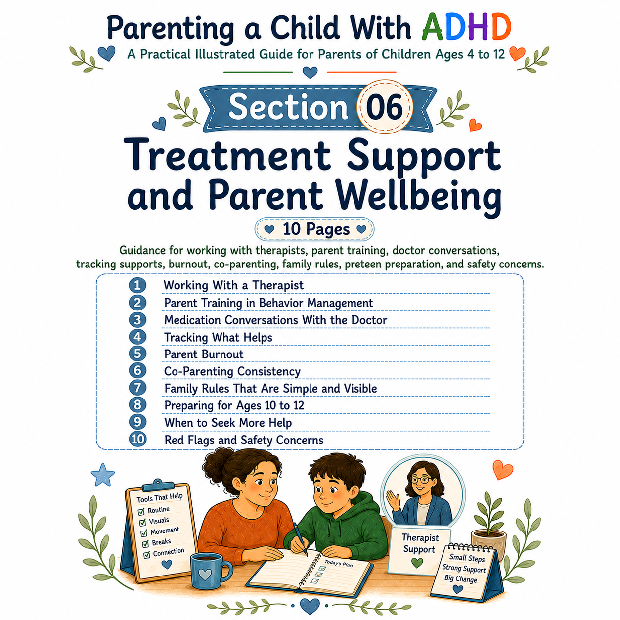 A Practical Illustrated Guide for Parents of Children with ADHD Ages 4 to 12