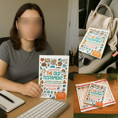 Illustrated "Old Testament" 166 pages Study Book