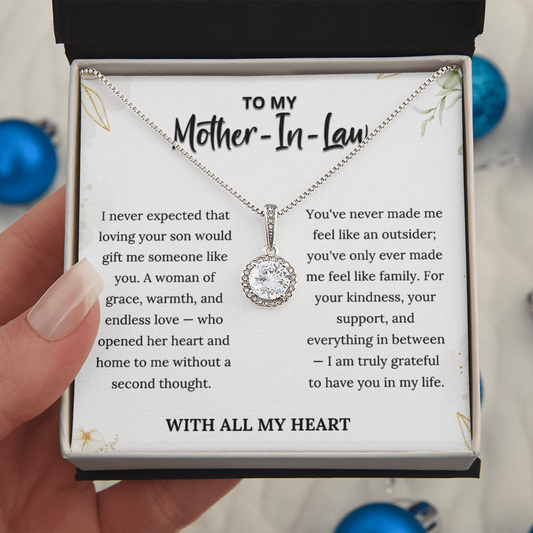Eternal Necklace for Mother-in-Law |  Gift From Daughter-in-Law