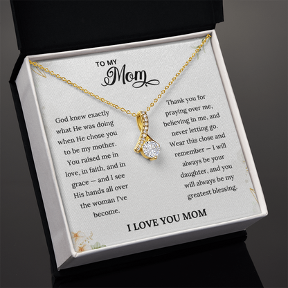 Grace Necklace & Keepsake Card | Christian Mother's Day Gift From Daughter to Mom