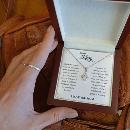 Grace Necklace & Keepsake Card | Christian Mother's Day Gift From Daughter to Mom