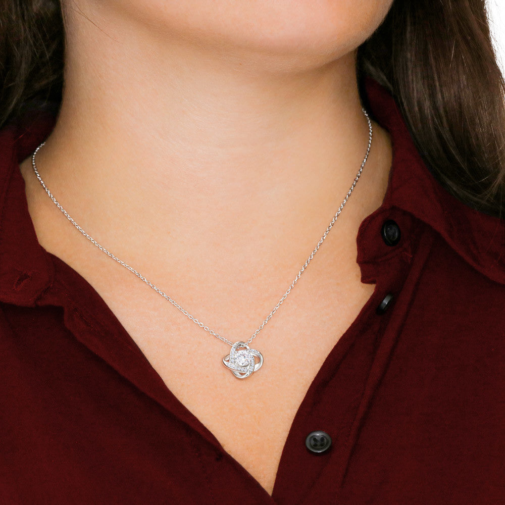 To My Mom —  Infinity Necklace & Keepsake Card  | Faith, Strength & Love