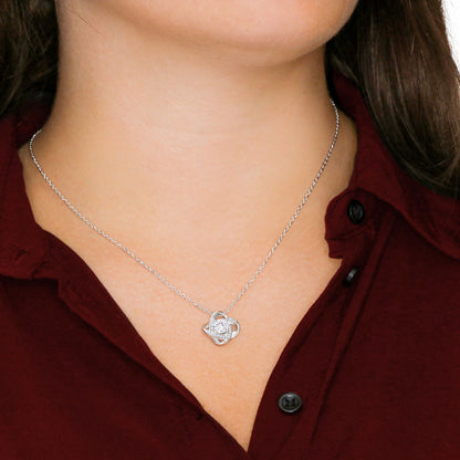 To My Mom —  Infinity Necklace & Keepsake Card  | Faith, Strength & Love