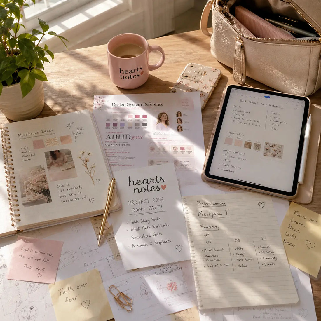 Meiliana and the HEARTS NOTES team