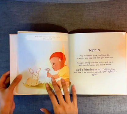 Personalised Christian Wish Book For Babies: 1st Birthday, Newborn or Baptism